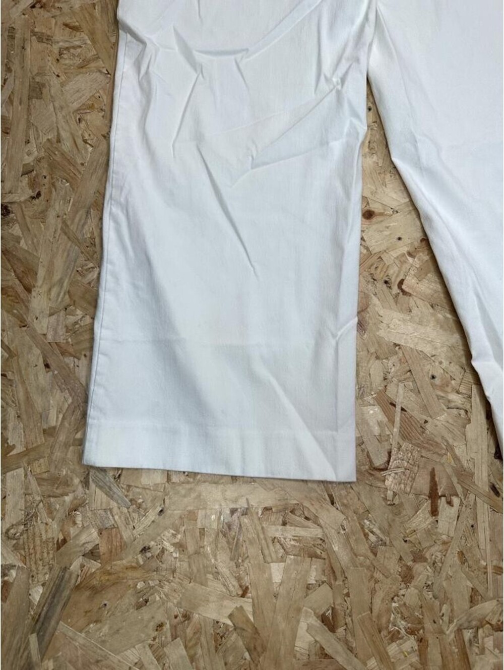 Chicos White Wide Leg Crop Pants Womens Size 0.5P US 6P Pull On Stretch Cropped - Picture 10 of 15
